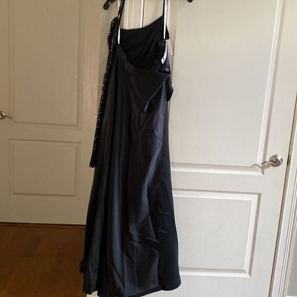 JULES AND CLEO sequin mini dress w/removable skirt Size‎ 20 Black Nwt in pkg - Picture 7 of 11
